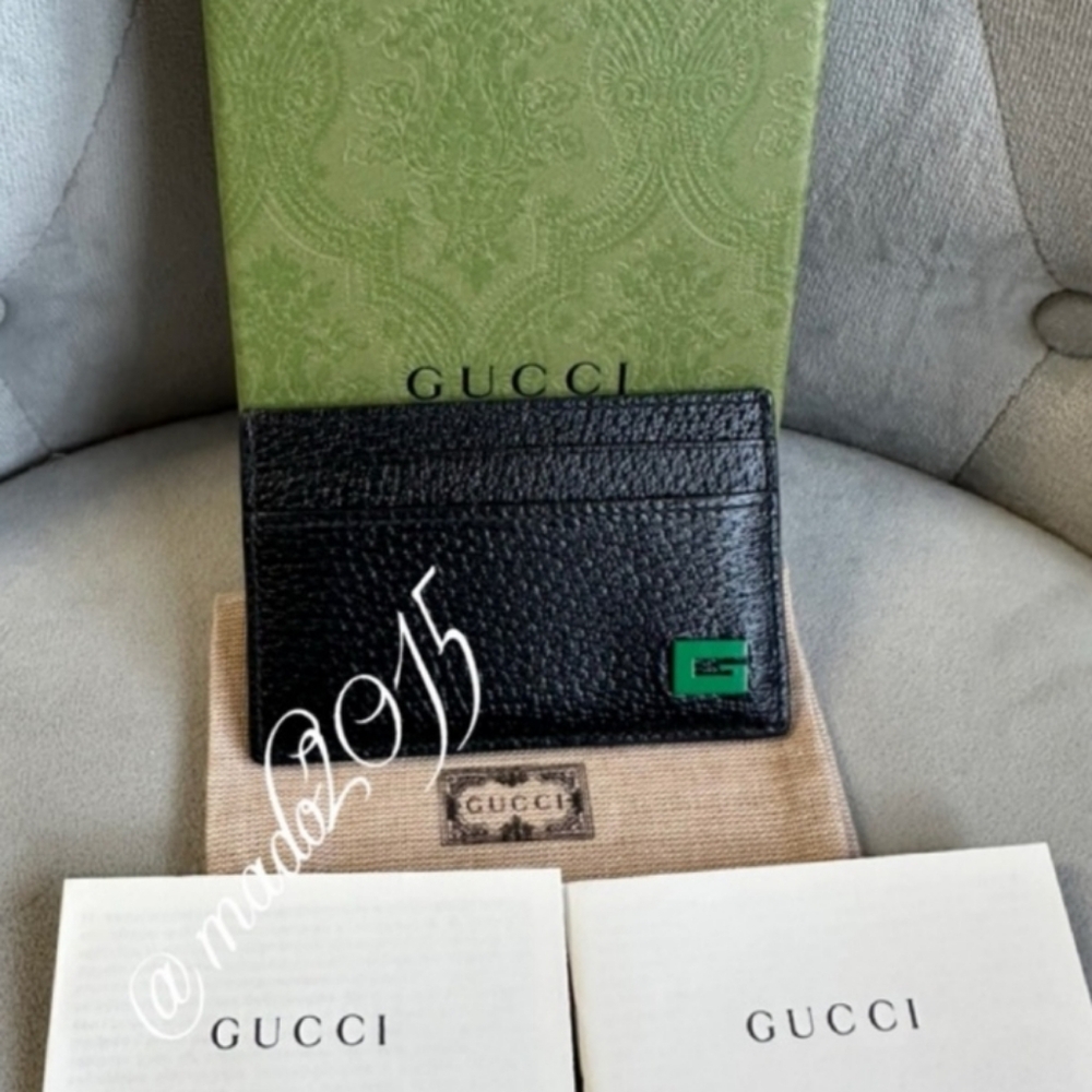 NWT Gucci Leather Card Holder/ Gorgeous/ Unisex